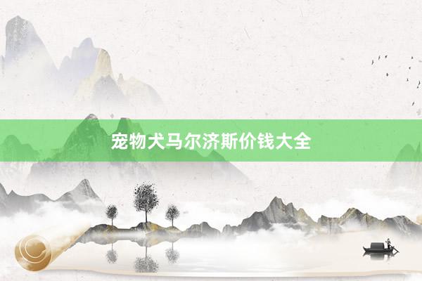 宠物犬马尔济斯价钱大全